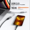 CableCreation 2-Pack USB to USB C Adapter 0.5FT/0.15m, USB C OTG Cable view 2