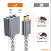 CableCreation 2-Pack USB to USB C Adapter 0.5FT/0.15m, USB C OTG Cable view 3