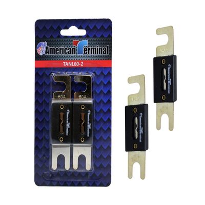 American Terminal TANL60-2 ANL Fuses with Gold Plated Finish (Pack of 2)