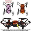 Skin Decal Wrap 2 Pack Compatible with DJI Ryze Tello Zebra Skin Pink Drone NOT Included view 2