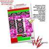 Skin Decal Wrap 2 Pack Compatible with DJI Ryze Tello Floral Pattern Pink Drone NOT Included view 4