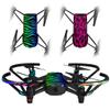 Skin Decal Wrap 2 Pack Compatible with DJI Ryze Tello Rainbow Zebra Drone NOT Included view 1