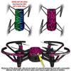 Skin Decal Wrap 2 Pack Compatible with DJI Ryze Tello Rainbow Zebra Drone NOT Included view 2