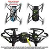 Skin Decal Wrap 2 Pack Compatible with DJI Ryze Tello Baja 0018 Blue Medium Drone NOT Included view 2