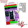 Skin Decal Wrap 2 Pack Compatible with DJI Ryze Tello Skulls Confetti Blue Drone NOT Included view 4