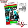 Skin Decal Wrap 2 Pack Compatible with DJI Ryze Tello Baja 0023 Lime Green Drone NOT Included view 4