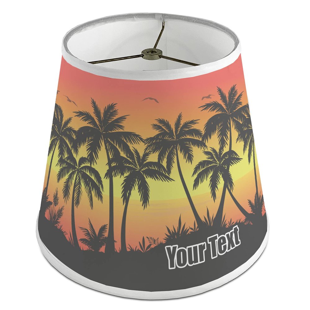 YouCustomizeIt Personalized Tropical Sunset Empire Lamp Shade