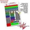 Skin Decal Wrap 2 Pack Compatible with DJI Ryze Tello Stripes Rainbow Drone NOT Included view 4