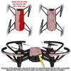 Skin Decal Wrap 2 Pack Compatible with DJI Ryze Tello Ripped Colors Pink Red Drone NOT Included view 2