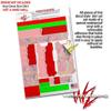 Skin Decal Wrap 2 Pack Compatible with DJI Ryze Tello Ripped Colors Pink Red Drone NOT Included view 4