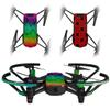 Skin Decal Wrap 2 Pack Compatible with DJI Ryze Tello Rainbow Butterflies Drone NOT Included view 1