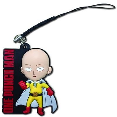 Great Eastern Entertainment One Punch Man- Sd Saitama PVC Cell Phone Charm