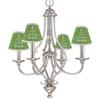 YouCustomizeIt Personalized Kiss Me I'm Irish Chandelier Lamp Shade view 4