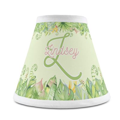 YouCustomizeIt Personalized Tropical Leaves Border Chandelier Lamp Shade