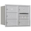 Salsbury Industries 3706D-05ARU 4C Horizontal Mailbox, Aluminum view 1