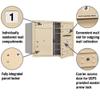 Salsbury Industries 3706D-05SFU 4C Horizontal Mailbox, Sandstone view 2