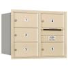 Salsbury Industries 3706D-05SRP 4C Horizontal Mailbox, Sandstone view 1