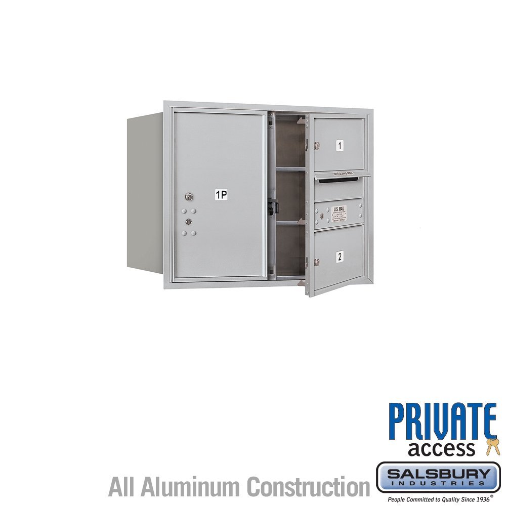 Salsbury Industries 3706D-05ZRP 4C Horizontal Mailbox, Bronze