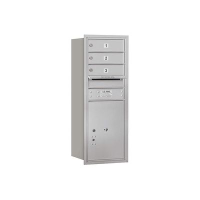 Salsbury Industries 3710S-03ARP 4C Horizontal Mailbox, Aluminum