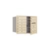 Salsbury Industries 3706D-10SFP 4C Horizontal Mailbox, Sandstone view 1