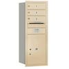 Salsbury Industries 3710S-03SRU 4C Horizontal Mailbox, Sandstone view 1