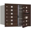 Salsbury Industries 3706D-10ZFP 4C Horizontal Mailbox, Bronze view 1