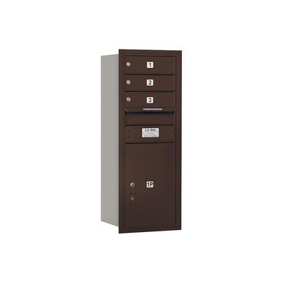 Salsbury Industries 3710S-03ZRP 4C Horizontal Mailbox, Bronze