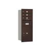 Salsbury Industries 3710S-03ZRP 4C Horizontal Mailbox, Bronze view 1