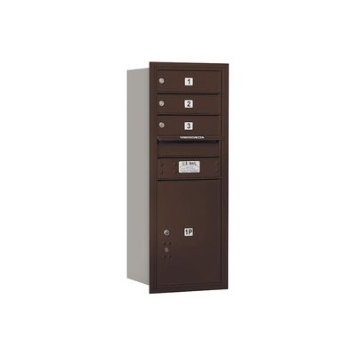 Salsbury Industries 3710S-03ZRU 4C Horizontal Mailbox, Bronze