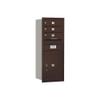 Salsbury Industries 3710S-03ZRU 4C Horizontal Mailbox, Bronze view 1