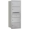 Salsbury Industries 3710S-04ARP 4C Horizontal Mailbox, Aluminum view 1