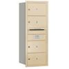 Salsbury Industries 3710S-04SRU 4C Horizontal Mailbox, Sandstone view 1