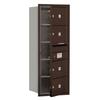 Salsbury Industries 3710S-04ZFP 4C Horizontal Mailbox, Bronze view 1