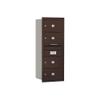 Salsbury Industries 3710S-04ZRU 4C Horizontal Mailbox, Bronze view 1