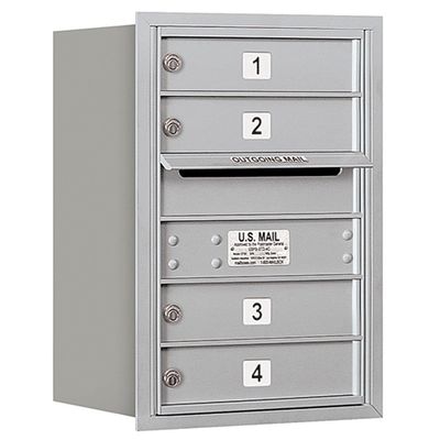 Salsbury Industries 3706S-04ARP 4C Horizontal Mailbox, Aluminum
