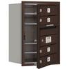 Salsbury Industries 3706S-04ZFP 4C Horizontal Mailbox, Bronze view 1