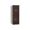 Salsbury Industries 3710S-2PZRP 4C Horizontal Mailbox, Bronze view 1