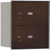 Salsbury Industries 3710S-2PZRU 4C Horizontal Mailbox, Bronze view 1