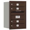 Salsbury Industries 3706S-04ZRP 4C Horizontal Mailbox, Bronze view 1