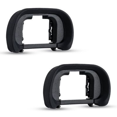 JJC 2-Pack FDA-EP18 Eyecup Eyepiece Eye Cup for Sony A7 A7II A7III A7R A7RII A7RIII A7RIV A7S A7SII A9 A99II A58 for Sony A7 A7 II A7 III A7R A7R II A7R III A7R IV A7S A7S II A99 II A58 Camera