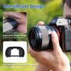 JJC 2-Pack FDA-EP18 Eyecup Eyepiece Eye Cup for Sony A7 A7II A7III A7R A7RII A7RIII A7RIV A7S A7SII A9 A99II A58 for Sony A7 A7 II A7 III A7R A7R II A7R III A7R IV A7S A7S II A99 II A58 Camera view 3