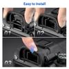 JJC 2-Pack FDA-EP18 Eyecup Eyepiece Eye Cup for Sony A7 A7II A7III A7R A7RII A7RIII A7RIV A7S A7SII A9 A99II A58 for Sony A7 A7 II A7 III A7R A7R II A7R III A7R IV A7S A7S II A99 II A58 Camera view 4
