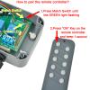 SuperInk 1 Set 15A 5-Gang Junction Box Weatherproof Outdoor Switched with 5 x Push Switches w/Indicators and 6 x 20mm Cable Gland and Remote Power Switch IP66 Rated (1PK Box, 1PK Remote Control) view 3
