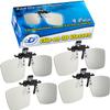 ED Cinema Clip-On 3D Glasses 4 Pack for LG 3D TVs - Adult Sized Passive Circular Polarized 3D Glasses view 1
