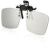 ED Cinema Clip-On 3D Glasses 4 Pack for LG 3D TVs - Adult Sized Passive Circular Polarized 3D Glasses view 3