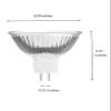 Phoenimax 6PCs MR16 12V 50W EXN High Output 800LM Halogen Bulb GU5.3 Pin Base, 2-Inch 38 Beam Angle, UV Stop Tempered Glass Cover, Dimmable Spot Light, Warm White 3000K view 2