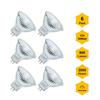 Phoenimax 6PCs MR16 12V 50W EXN High Output 800LM Halogen Bulb GU5.3 Pin Base, 2-Inch 38 Beam Angle, UV Stop Tempered Glass Cover, Dimmable Spot Light, Warm White 3000K view 4