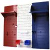 Wall Control Patriot Pegboard Organizer American Made 4ft Metal Pegboard Tool Storage Kit Made in The USA view 2