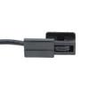 Novelty Lights SPT1 Male Plug (25 Pack) SPT1 Vampire Plugs Black Male Plug - SPT1, Comes with 1 Slide On Back, Easy to Use, 8 Amp Rating, Made for Indoor and Outdoor Use, Plugs for Christmas Lights view 2