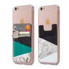 Cardly (Two Cell Phone Stick on Wallet Card Holder Phone Pocket for iPhone, Android and All Smartphones. (Split) view 1
